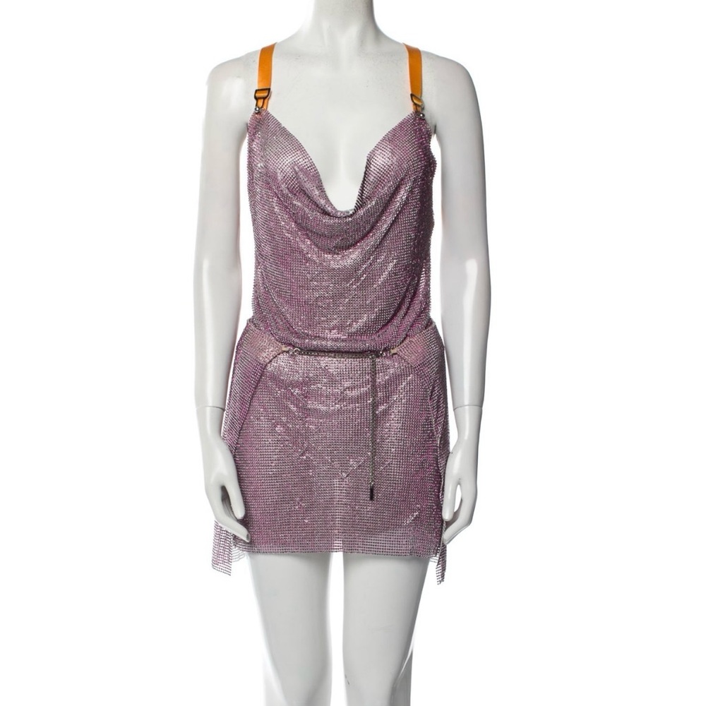 POSTER GIRL Sparkling Pink Asymmetrical Dress